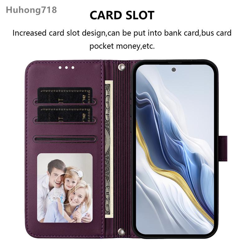 Flip Case for Samsung Galaxy J3 J330 J5 J530 J7 Pro J730 2017 J4 J6 Plus Prime 2018 X Cover 7 5G Leather Wallet Card Slots Protective Phone Cover