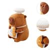 Capybara Plush Doll Chef Toy Stuffed Animal for Kids Adults