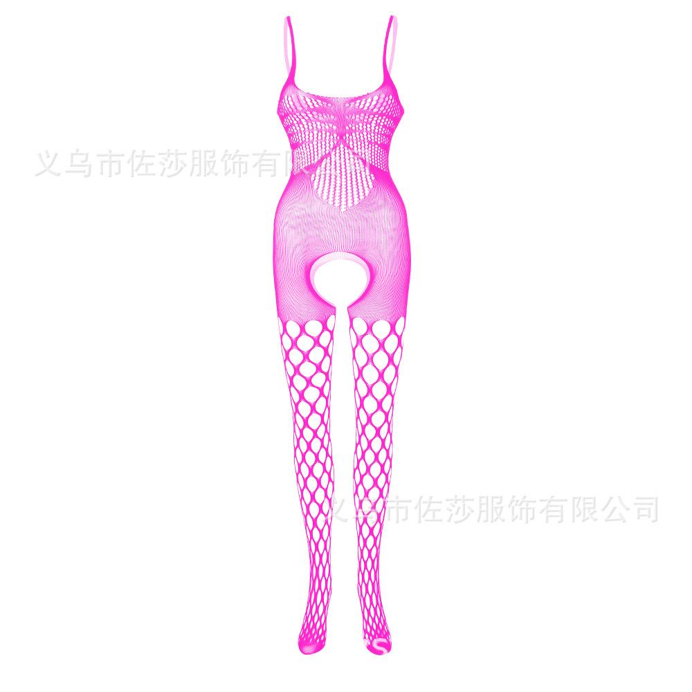 Sex underwear stockings new suspender jacquard hollow sexy net socks onesie net coat