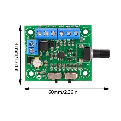 DC 8V-24V Bürstenloser DC-Motor Treiber Controllerplatine PWM-Treiber Lüftermotor Drehzahlregler Vorwärts- und Rückwärtssteuerung 18kHz