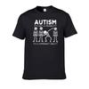 New Summer Arrival UnisexS Fashion Skeleton Autism Its Not A Disability Its A Different Ability Unisex Short Sleeve Cotton TShirt