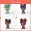Handmade Resin Crystal Angel Ornament With Semiprecious Stones For Gift Giving