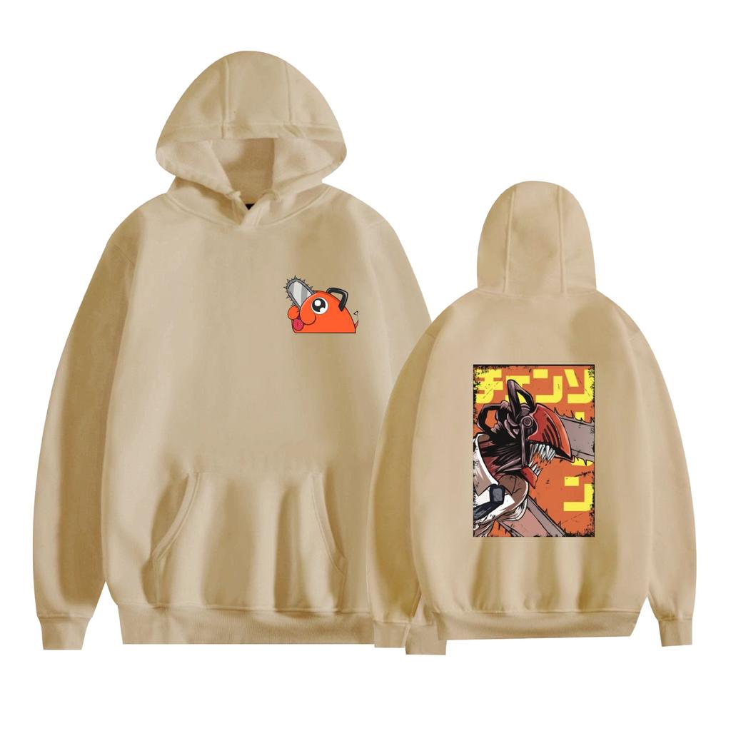 Unisex-Anime-Hoodie mit Kettensägenmann-Motiv, Cartoon-Print, Streetwear-Hoodies für Paare, Männer und Frauen