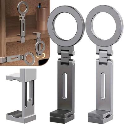 Universal Magnetic Phone Holder Travel Essentials Flexible Rotation Hands-Free Airplane Phone Mount for All Phones