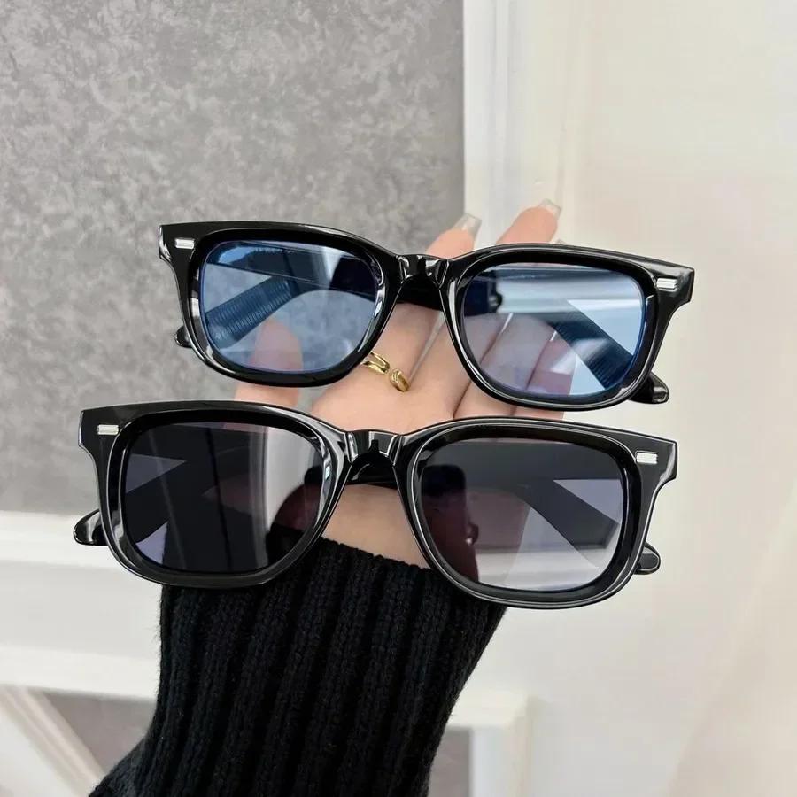 Classic Square Sunglasses Women Men Minimalist Fashion Female Male Retro Casual