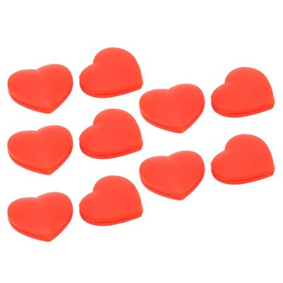 10 PCS Tennis Racket Vibration Dampener Heart Shape Silicone Tennis