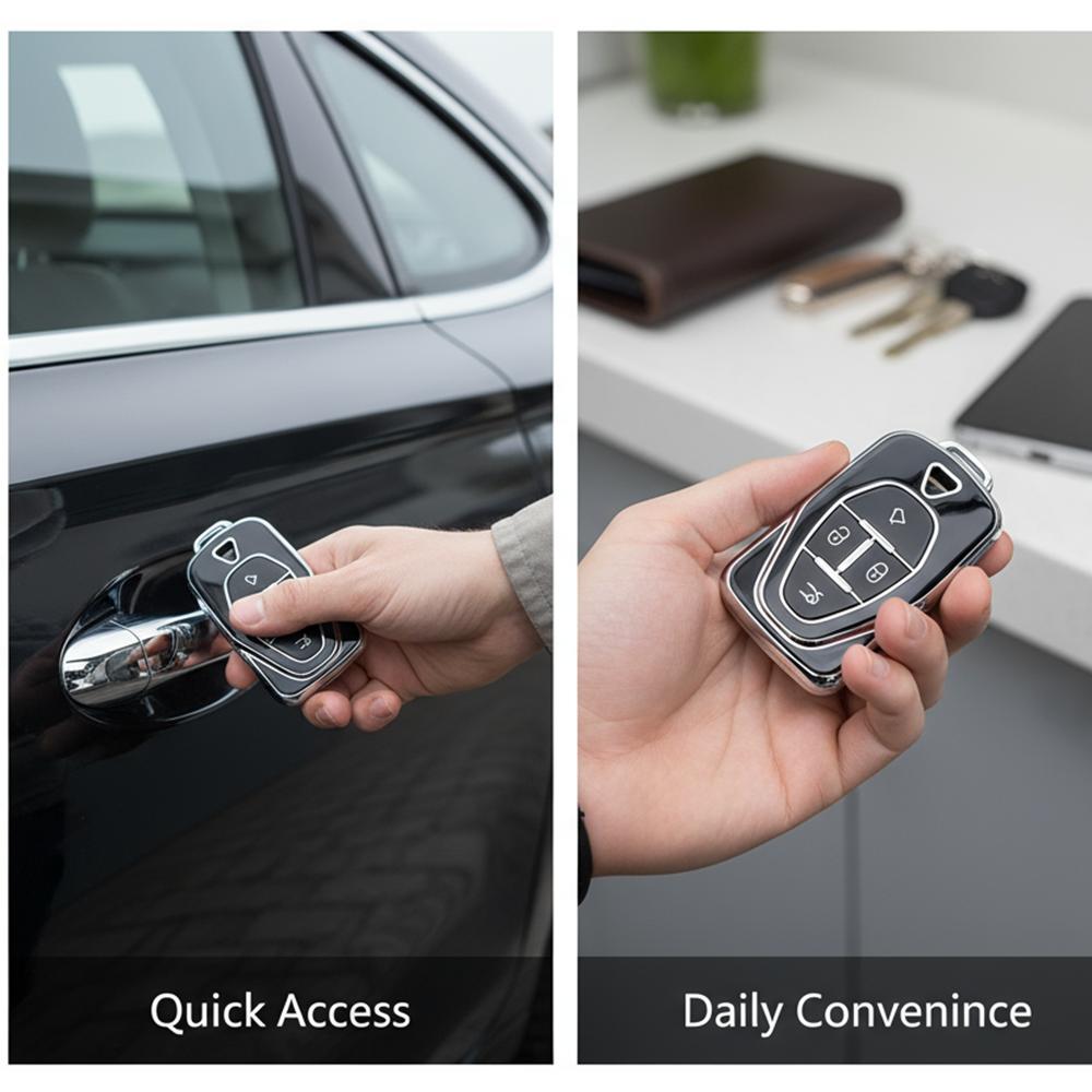 Fashion Luxury Tpu Car Key Cover Shell Fob For Vinfast Vf3 5 6 7 8 9 31Ev 32Ev 33Ev Lux A2.0 Sa2.0 V8 Auto Protector Accessories