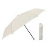 Ogawa Folding Manual Pink Grosgrain 57395 Women's Umbrella, Break-Resistant, Durable, Opening, 55cm, LINEDROPS, Beige, Tape, Polycarbonate,