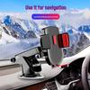 Universal In-Car Phone Mount with Suction Cup for Windshield or Dashboard.