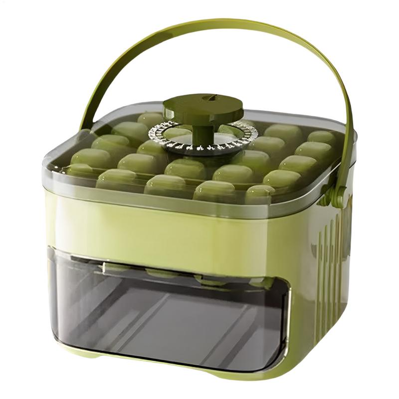 25 Grid Handheld Press Type Ice Cubes Mold Double-layer Design, Essential Kitchen Tool for Refrigerators