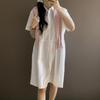 New Arrivals Open Run Women Simple Color Midi Dress