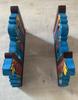 Hand Carved Wooden Elephant Wall Decor: Indian Folk Art Panel