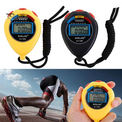 Stoppuhr LCD Digital Professioneller Chronograph Timer Zähler Sport Gym Tool
