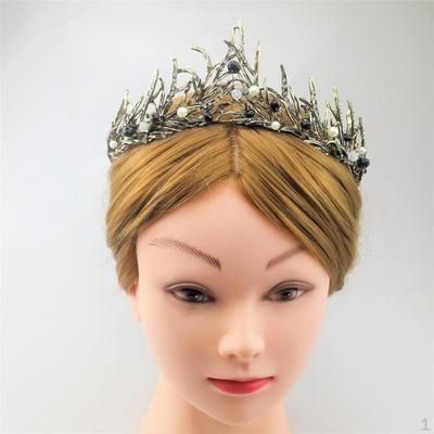 Bridal Tiaras Crown Hairbands Wedding Party Bronze