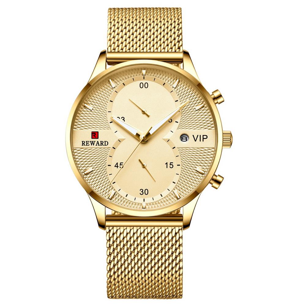 REWARD Relogio Men Watches Fashion Blue Man Watch Luxury Waterproof Quartz Analog Wrist Watch Men Reloj Hombre