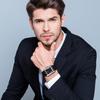 Einfache Antike Lederuhr für Herren: Quadratische Analogu-Uhr mit wasserdichtem Lederarmband, Lässiges, Business- und Mode-Design - Perfektes Geschenk für