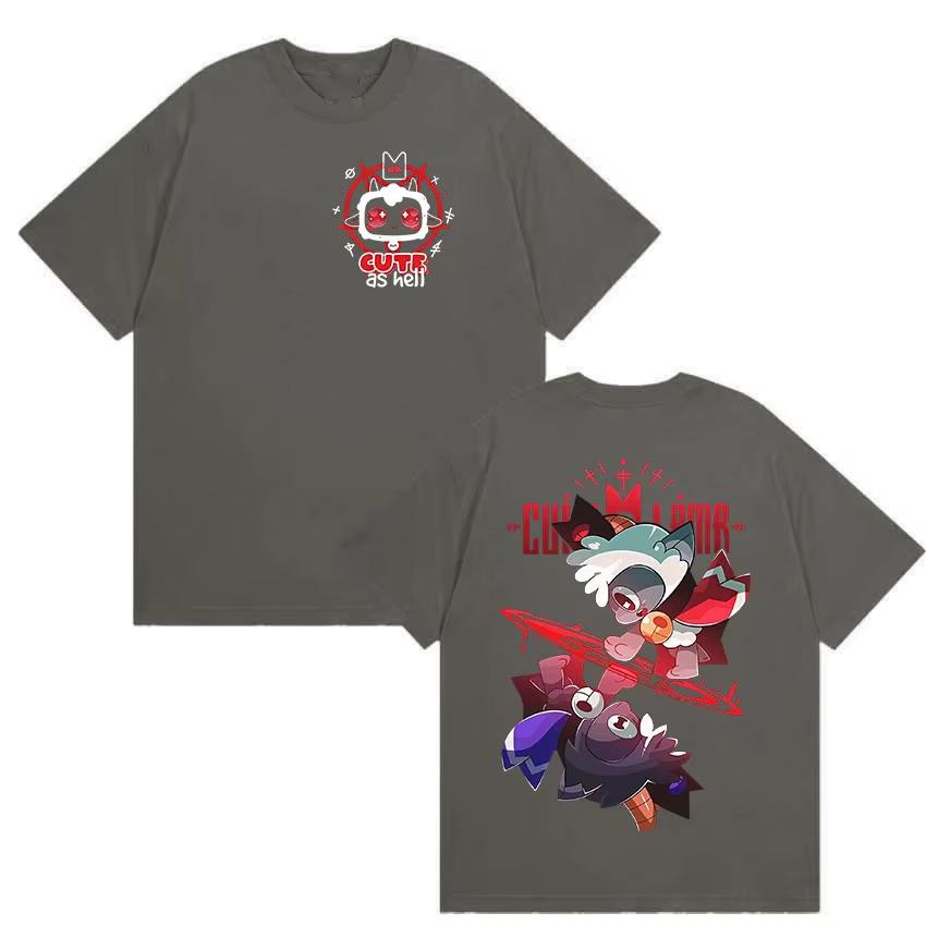 2026 Game Cult of The Lamb Graphic T Shirt Unisex Womens Vintage Harajuku Clothing Tshirts Casual Pure Cotton Vintage Tshirt