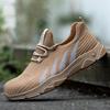 Labor Insurance Shoes, Mesh Fly-woven Lightweight Steel Bag Head, Smash-proof and Puncture-proof Protective Shoes