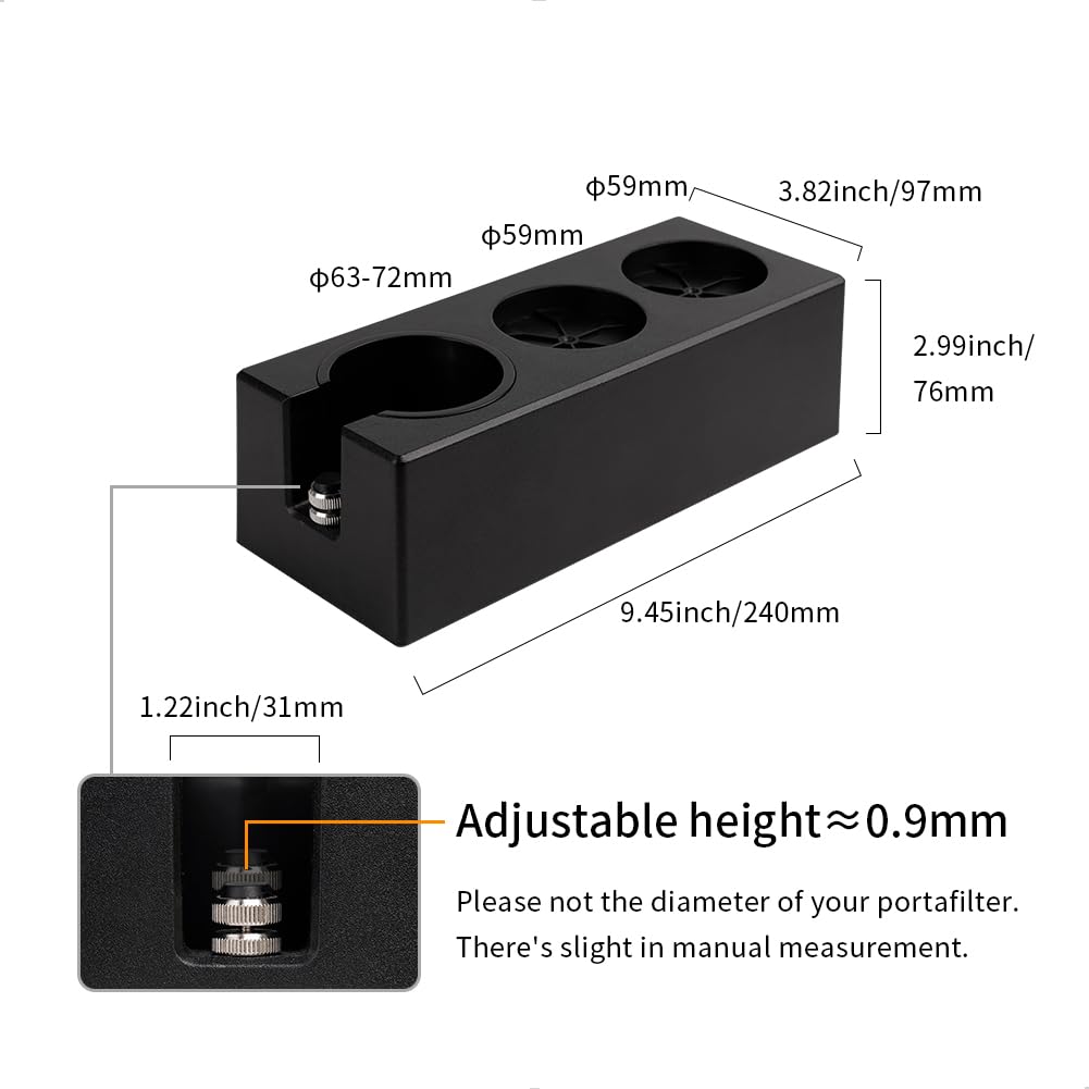 Watchget Tamper Stand, Tamping Stand, Espresso Tamper Mat, Coffee Tamper Mat, Espresso Tamping Station, Portafilter Holder, Tamping Station Base,