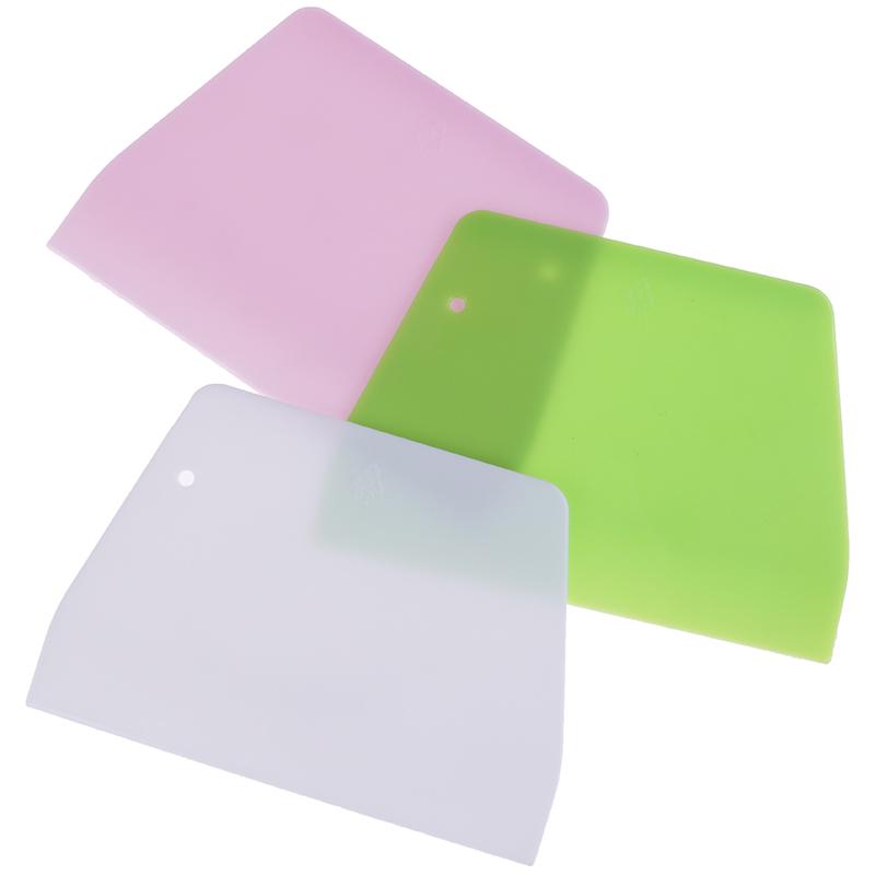 1Pc Trapezoid Cream Cake Scraper Dough Cutter Cake Spatula Pastry Bakery Tools