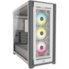 PC Case - CORSAIR - CC-9011213-WW - ATX iCUE 5000X RGB - Smart Tempered Glass Mid-tower - White