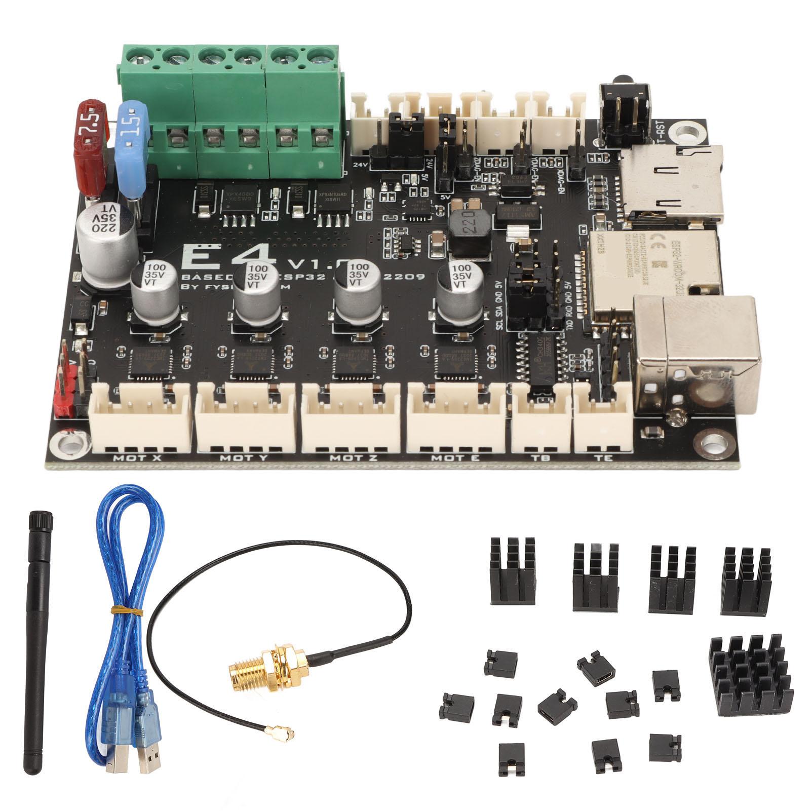 

3D Printer Motherboard 240MHz 12V To 24V Support WiFi Bluetooth E4 V1.0 ESP32 Controller Board