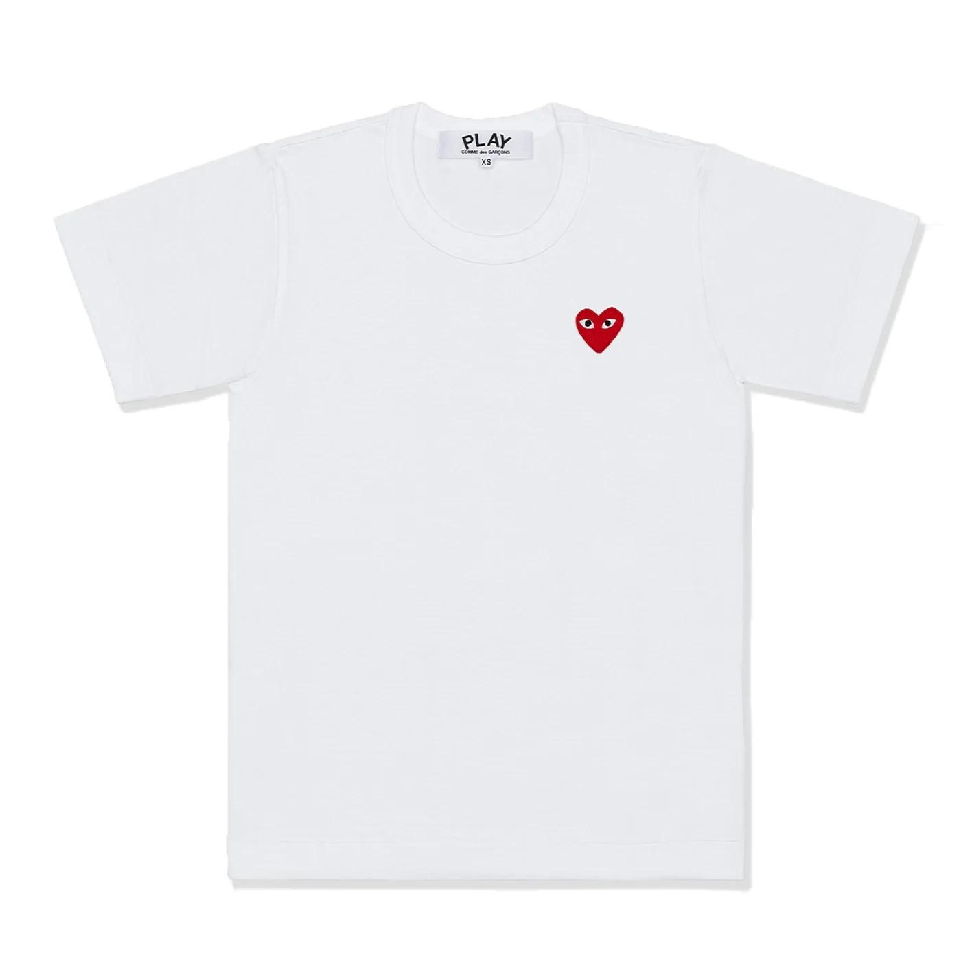 COMME des GARCONS PLAY CDG T-Shirt White XL