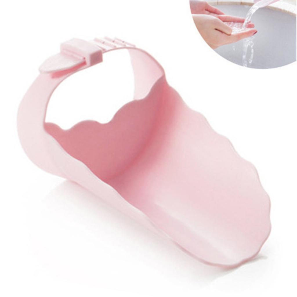 Kids Faucet Extender PP Versatile Toddler Hand Washing Water Tap Extension for Home Pink