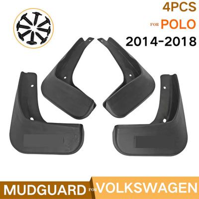 Mudguards For VW Volkswagen Polo Mk4 MK5 9N3 6C 6R 2014~2018 Fender Mud Guard Flaps Splash Flap Accessories 2016 2015