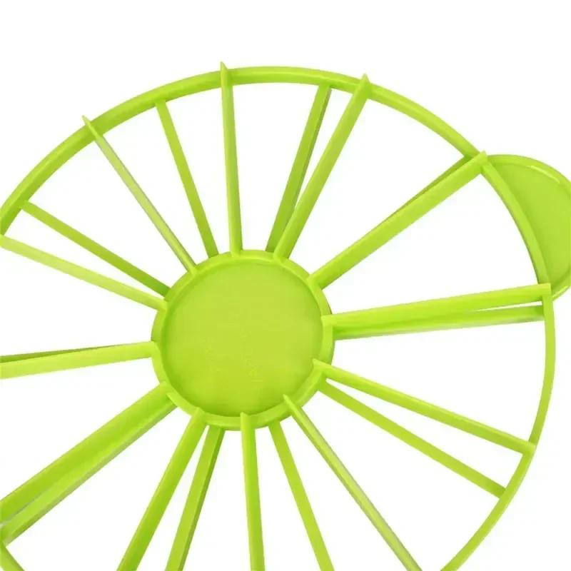 Dual-Sided Round Cake Divider, 10 & 12 Equal Slices, Food-Grade Plastic Cutter with Easy-Grip Handles for Even Baking Cutting