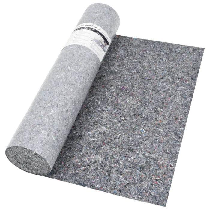 VidaXL Protective Tarp for Painting 50 M 280 G/m² Grey 142698