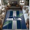 Tappeto in Velluto Cristallo Seattle Seahawks Morbido Anti?Tappetino Antiscivolo Comodo per Casa Soggiorno Camera da Letto Tappeto Decorativo