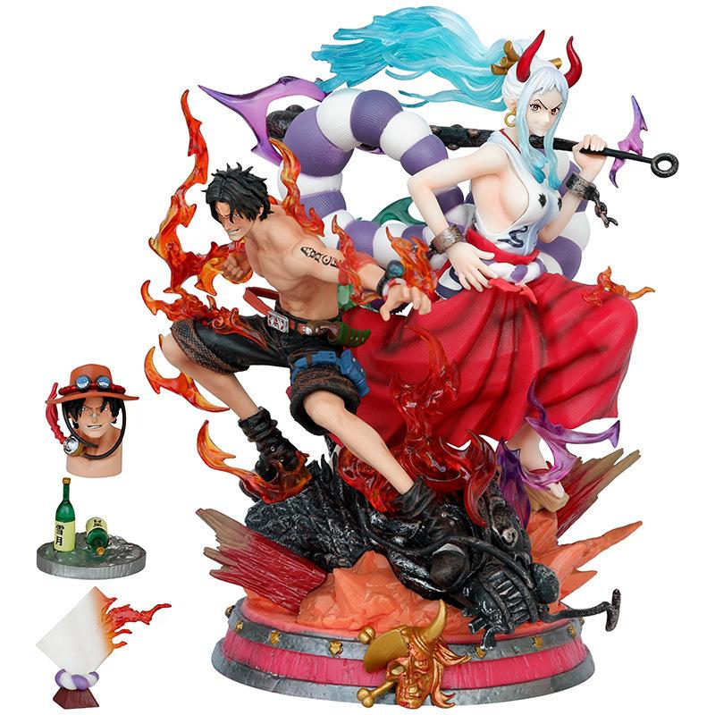 

One Piece figure dream linkage Daiwa Ace Ghost Island Kaido daughter oversized statue model ornament for gifts