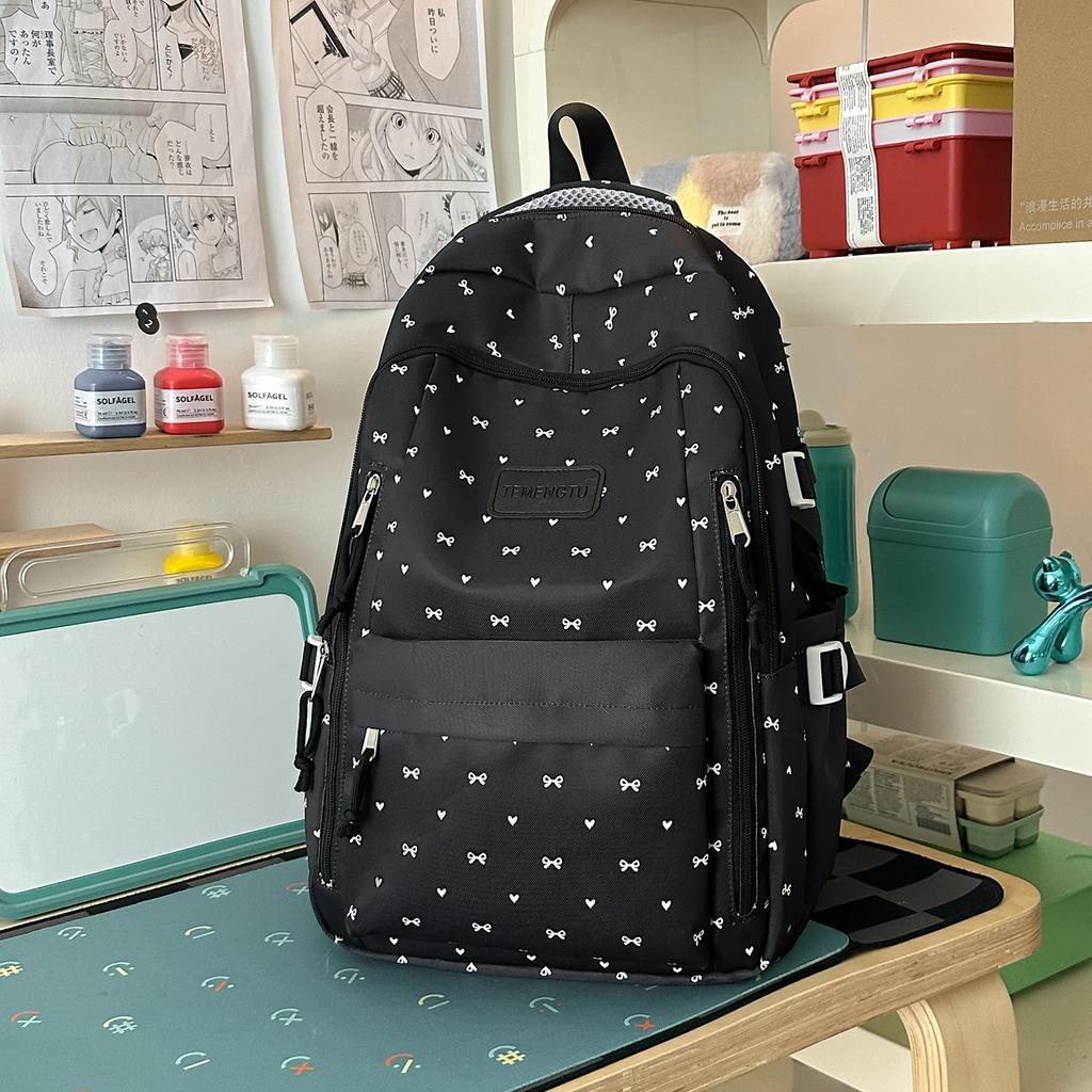 Schoolbag Mori Small Fresh Star Schoolbag Junior High School Students Cute Backpack Women High Value Personality Lightweight Large Capacity Backpack
