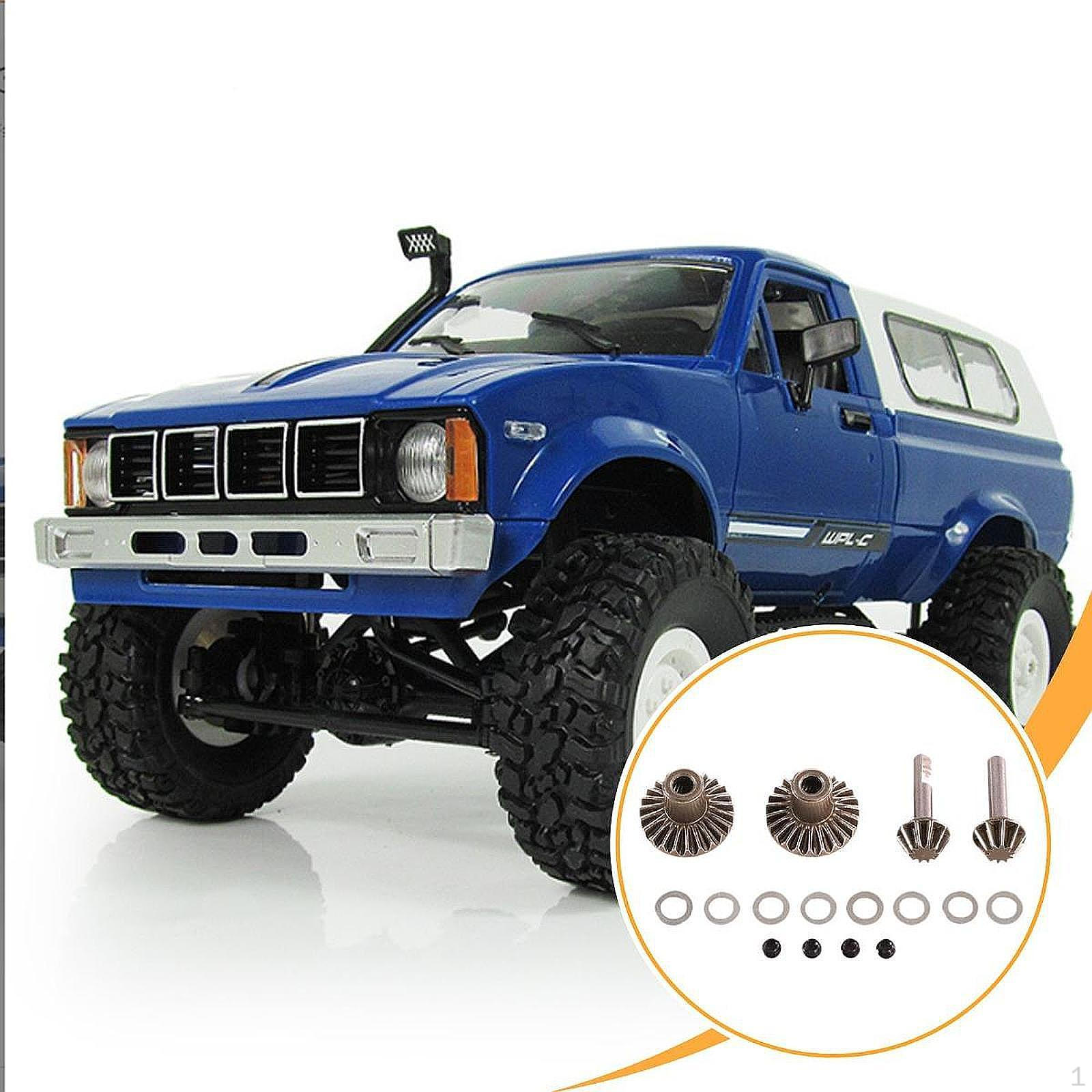 

Metal Bridge Gear Set Accessories Wear Resistant Drive Shaft Convenient RC Car Parts for 1/12