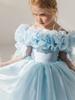 New Girls' Formal Princess Dresses: Cinderella Puffy Skirts & Floral Designs