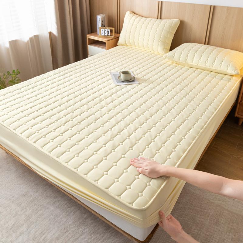 Customized Padded Mattress Three-piece Set Factory OEM Bed Cover All-inclusive Thickened Mattress Protective Cover