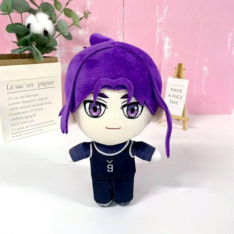 20cm Blue Lock Nagi Seishiro Bachira Meguru Stehende Haltung Plüschfüllung Puppe Bettdekoration Begleitet Von Spielzeug Geburtstagsgeschenke 20cm