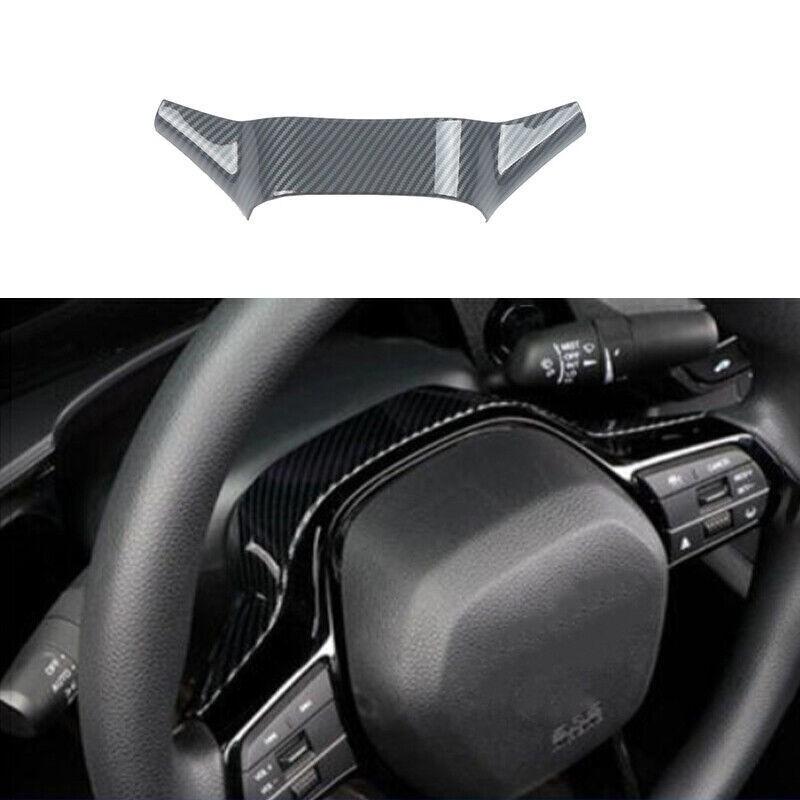 Carbon Fiber Steering Wheel Rear Strip Cover Trim For Acura Integra 2023-2024