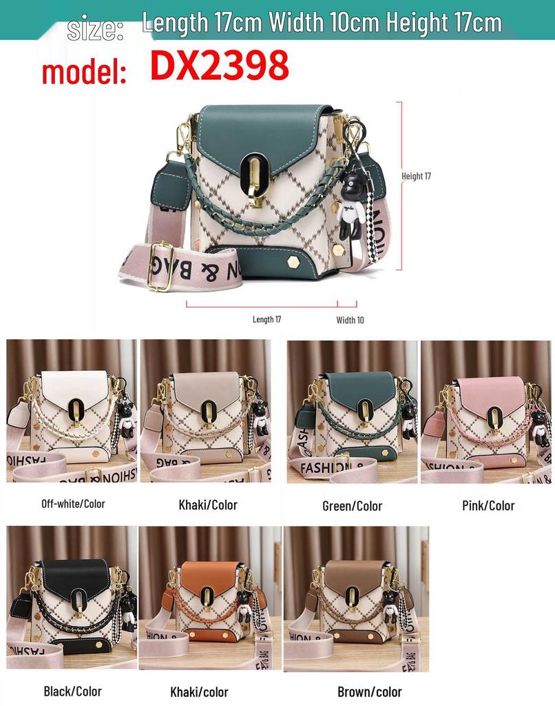 New Korean Style Summer Fashion Mini Crossbody Bag - Women's Versatile Small Square Phone Bag