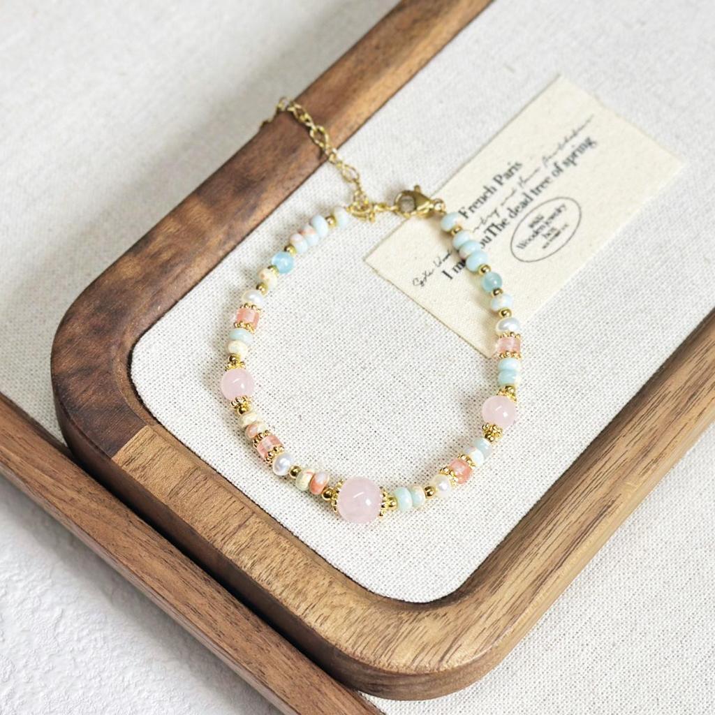 Exquisite Colorful Beaded Freshwater Pearl Necklace: Versatile High-End Fashion Jewelry for Women
