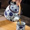 Pabe Retro Ceramic Lifting Handle Teapot