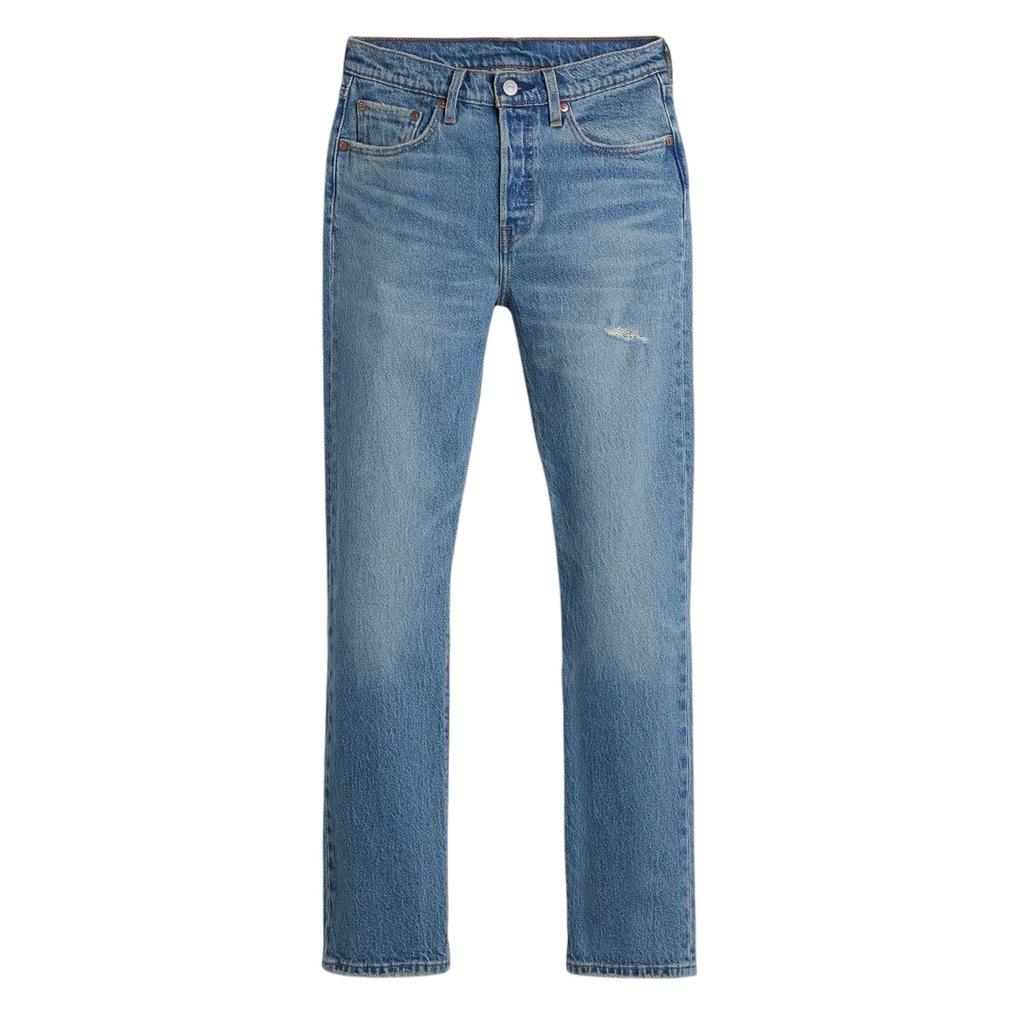 Levis Womens/Ladies 501 5 Pockets Straight Leg Jeans