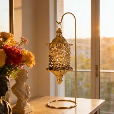 Vintage Hollow Metal Candlestick Iron Candle Holder Aromatherapy Candle Base  Bedroom