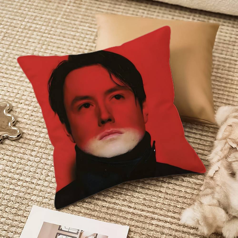 

Bad Omens Pillow Case Anti-dustmite Invisible Zipper Sofa Bed 12x12Inch