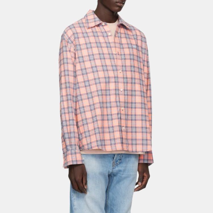 Acne Studios Checked Button-Up Shirt Unisex CB0062-COG