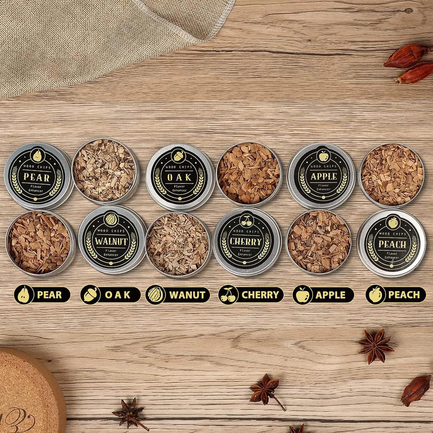 Kit de ahumador de cóctel para whisky, herramienta de infusión de humo para bar, set de regalo