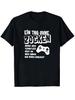 UnisexEin Tag Ohne Zocken Graphic Summer Casual Crew Neck Short Sleeve TShirt Perfect for Weekend Casual Sports Hiking Outdoor