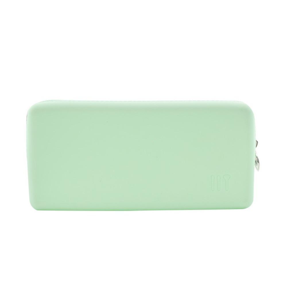 Rectangle Makeup Brush Case Portable Toiletries Purse Silicone Cosmetic Bag  Headphone Bag