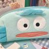 Novelty Funny Shaped Pencil Case Cute Large Capacity Blue Big-Mouthed Ugly Fish Giftable Funny Stationery Bag